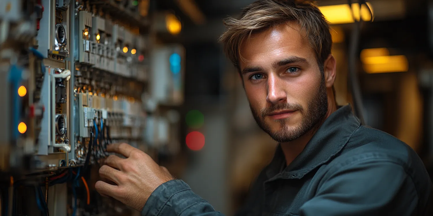 Co robi elektryk na scenie?