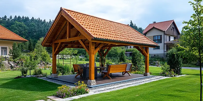 Jaka deska na dach altany?